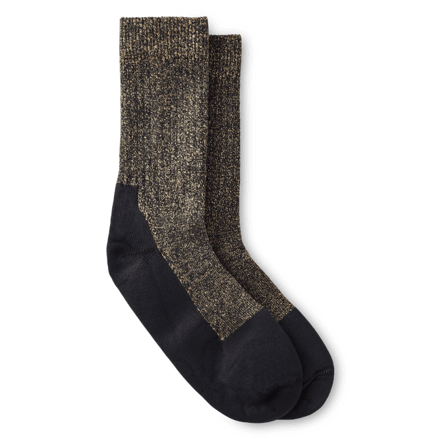 Red Wing Deep Toe-Capped Crew Socks - Black - Style 97642 Product Image