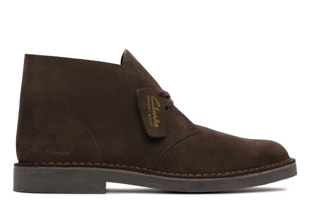 Clarks Men's Desert Boot Evo Suede - Dark Brown Product Image