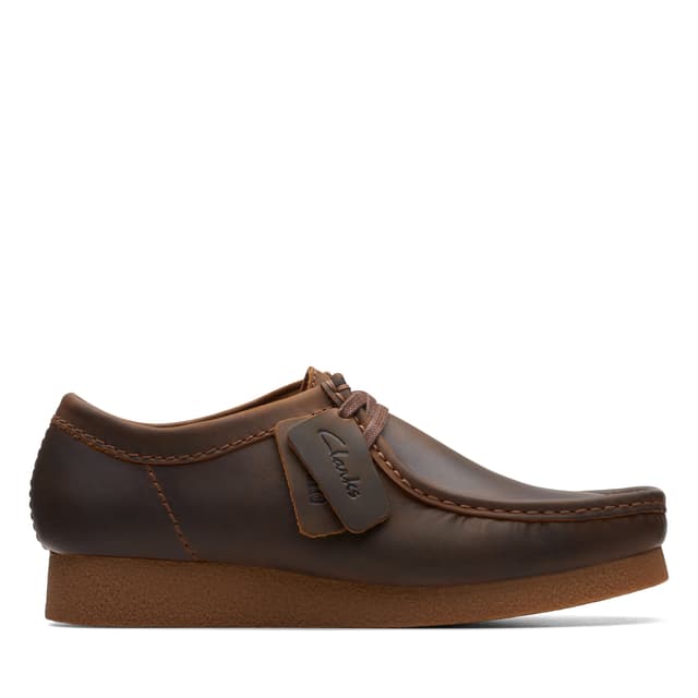 Clarks Men's Wallabee Evo Leather Shoe - Beeswax Product Image