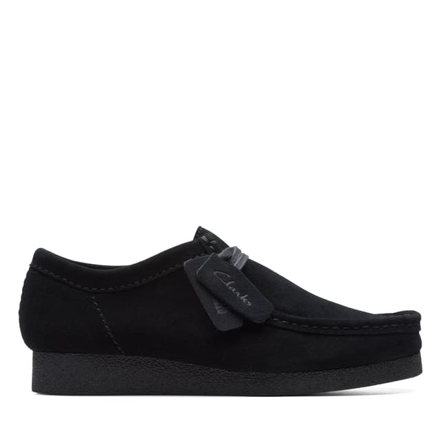 Clarks Men's Wallabee Evo Suede Shoe - Black Product Image