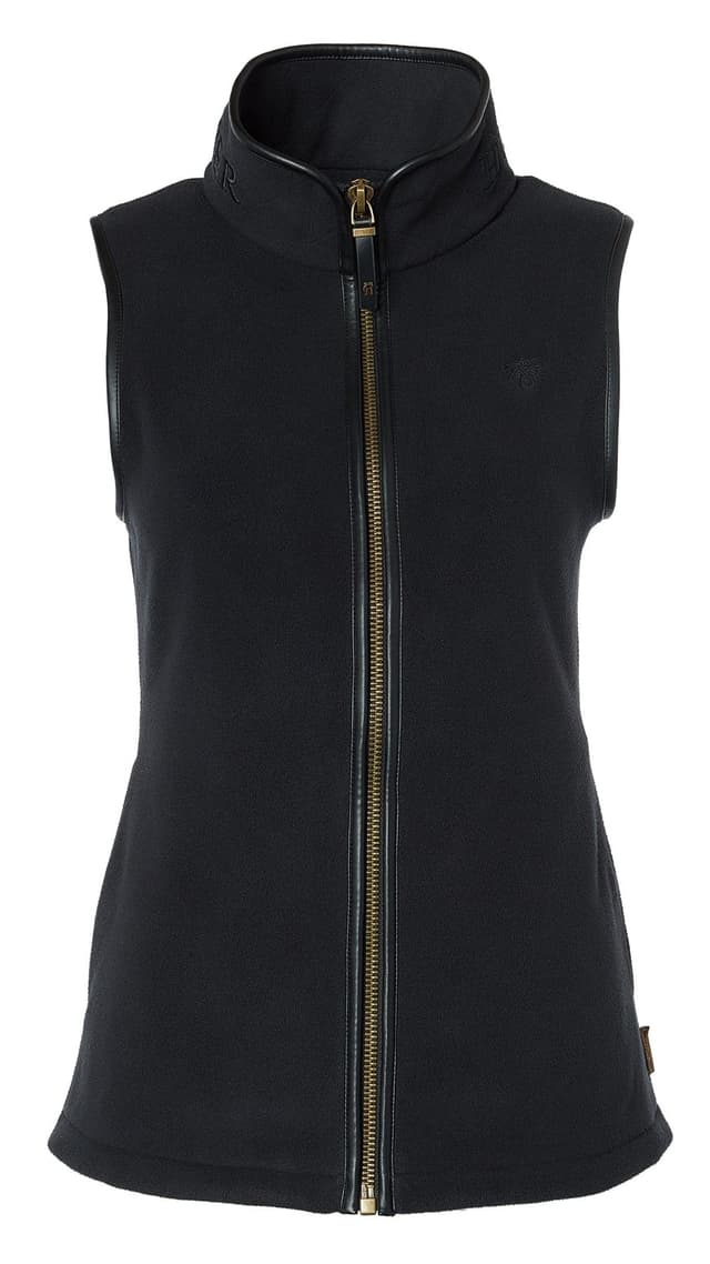 Holland Cooper Women's Country Fleece Gilet - Black Product Image