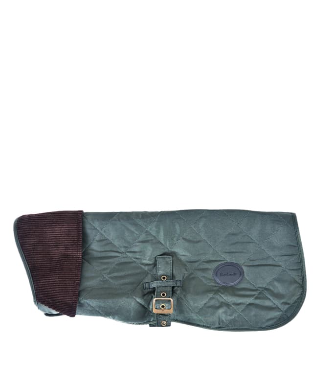 Barbour Quilted Dog Coat - Olive Product Image