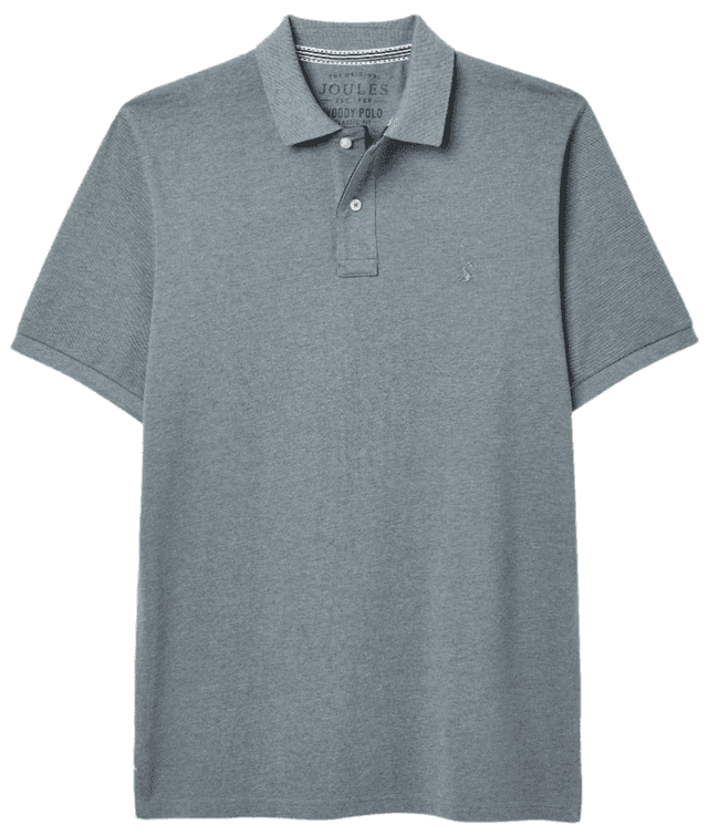 Joules Men's Woody Polo Shirt - Grey Product Image