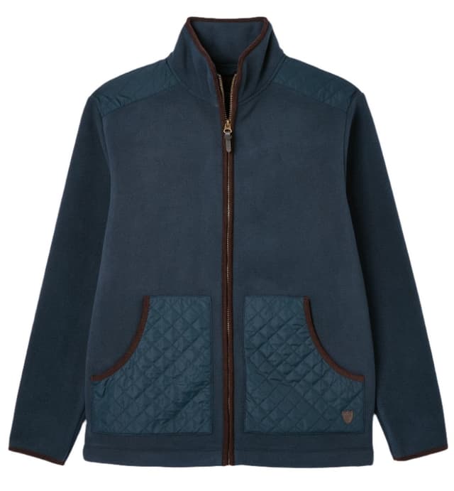 Joules Men's Greenfield Full Zip Fleece Jacket - Navy Product Image