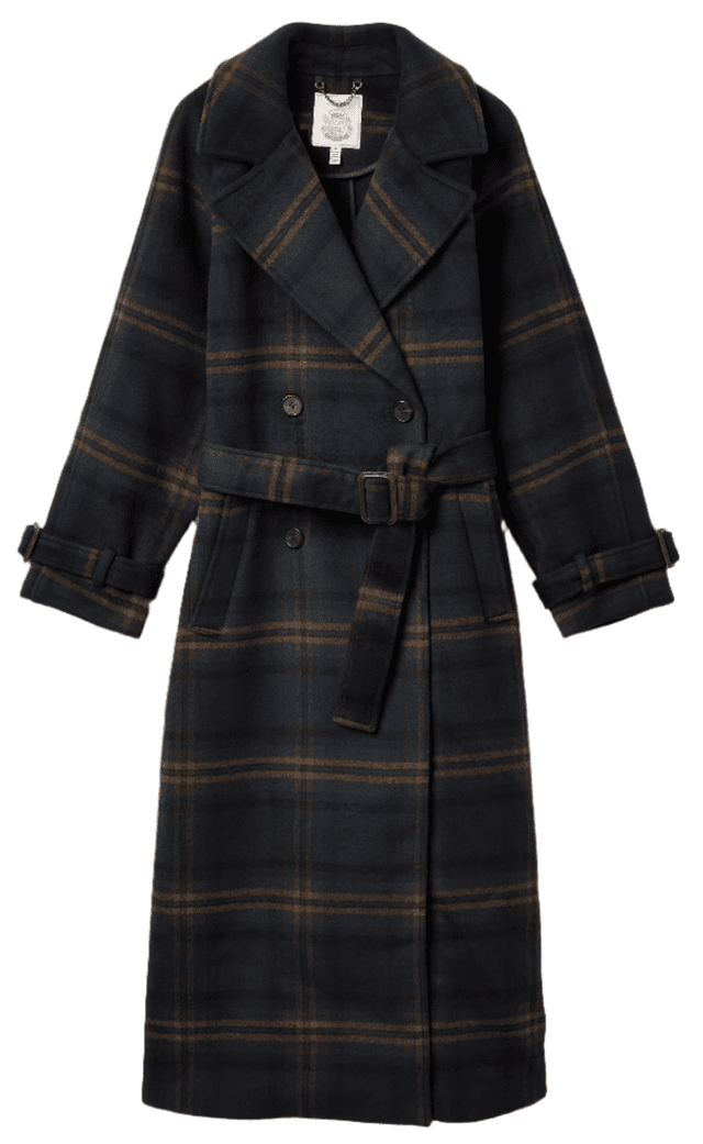 Joules Women's Amberley Coat - Navycheck Product Image