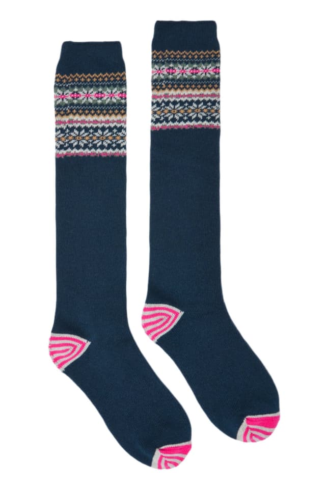 Joules Women's Wader Welly Socks - Blue Product Image