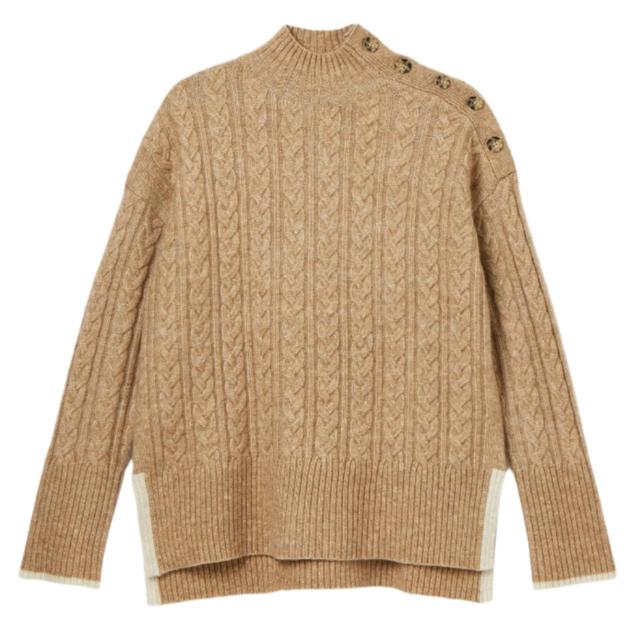 Joules Women's Betsy Sweater - Camel Product Image