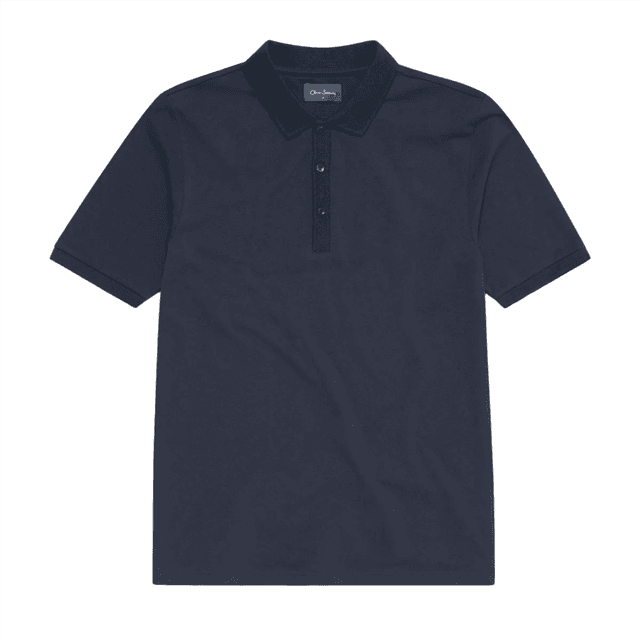 Oliver Sweeney Men's Tralee Cotton Polo T-Shirt - Navy Product Image