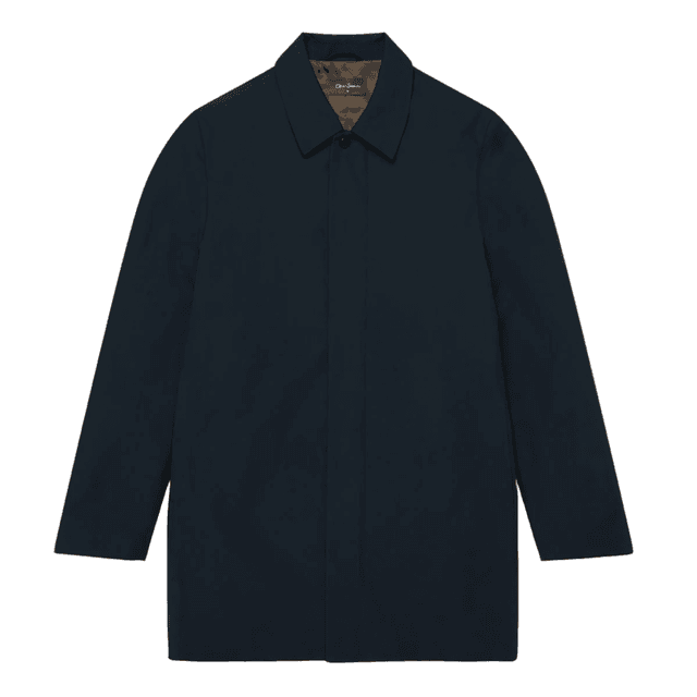 Oliver Sweeney Men's Huntingfield Showerproof Mac - Navy Product Image