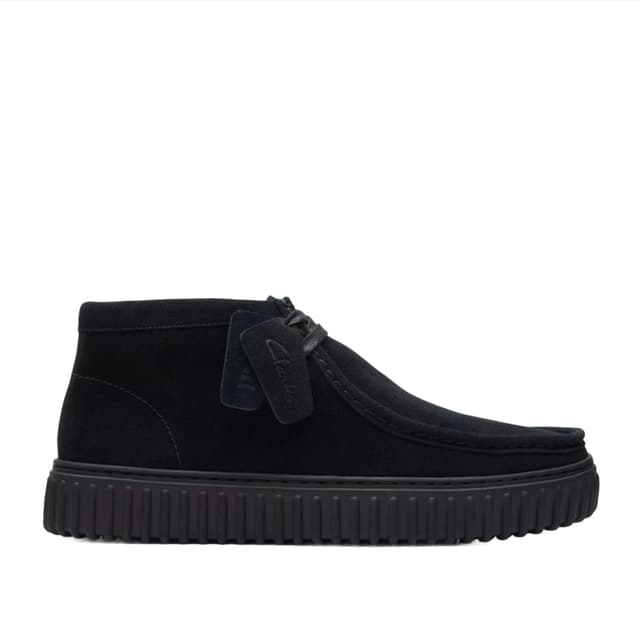 Clarks Torhill Hi Suede Boot - Black Product Image