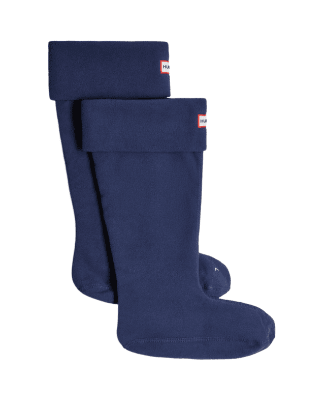 Hunter Recycled Fleece Tall Boot Sock - Navy Product Image