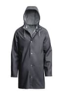 Stutterheim Stockholm Lightweight Raincoat - Charcoal Colour thumbnail