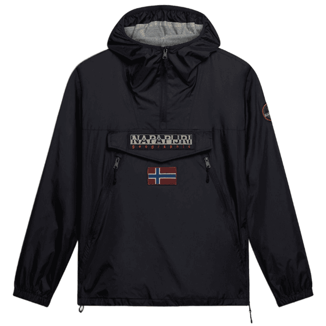 Napapijri Rainforest Ripstop Anorak Jacket - Black Product Image