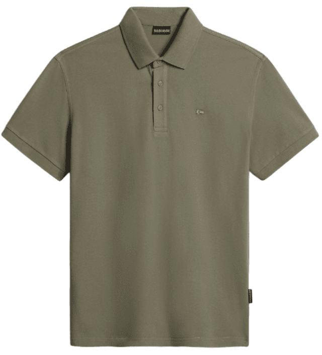 Napapijri Men's Eolanos Polo Shirt - Green Lichen Product Image