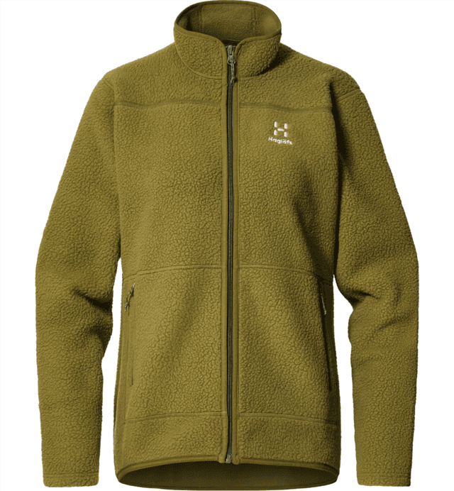 Haglöfs Women's Mossa Pile Jacket - Olive Green Product Image