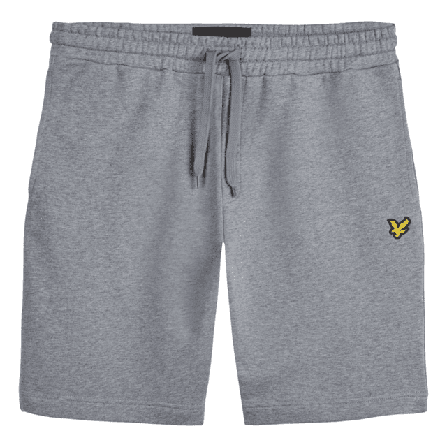 Lyle & Scott Men's Sweat Short - Mid Grey Marl Product Image