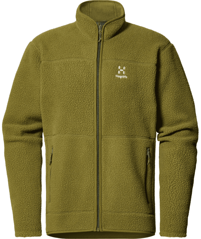 Haglöfs Men's Mossa Pile Jacket - Olive Green Product Image