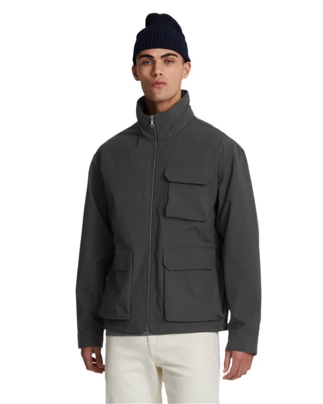 Lyle & Scott Men's Premium 3 Pocket Softshell Jacket - Lacquer Product Image