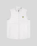 Lyle & Scott Men's Sports Hybrid Double Baffle Gilet - Pebble Colour thumbnail