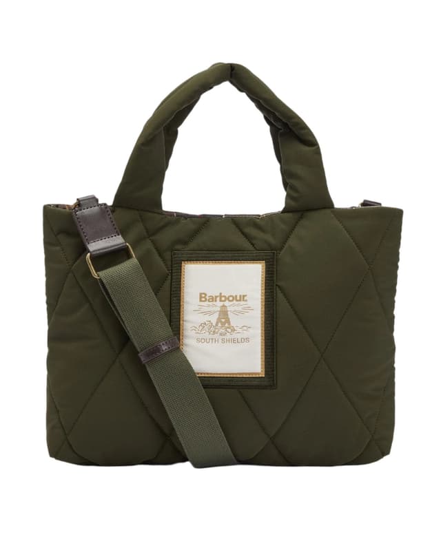 Barbour Women's Mariah Mini Quilted Tote Bag - Olive Product Image