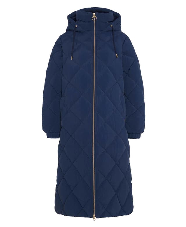 Barbour Kirkton Puffer - Navy/Classic Product Image