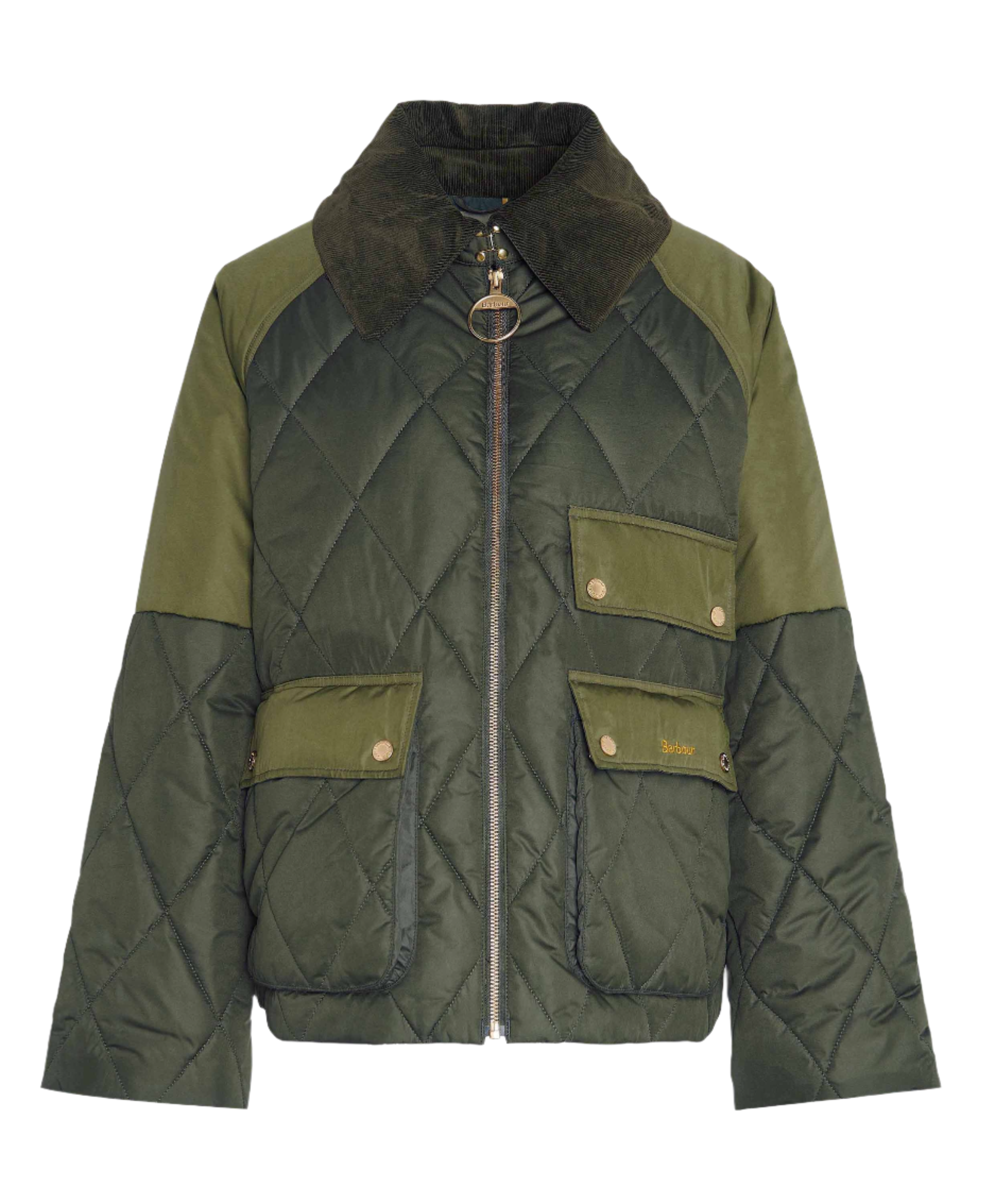 Barbour Women's Milby Quilted Jacket - Olive Product Image