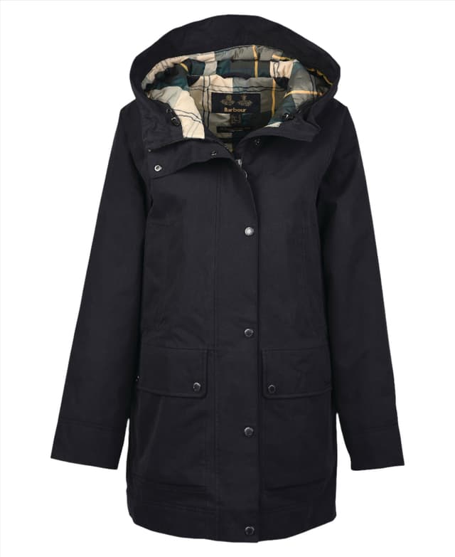 Barbour Women's Winter Beadnell Jacket - Black/Ancient Product Image