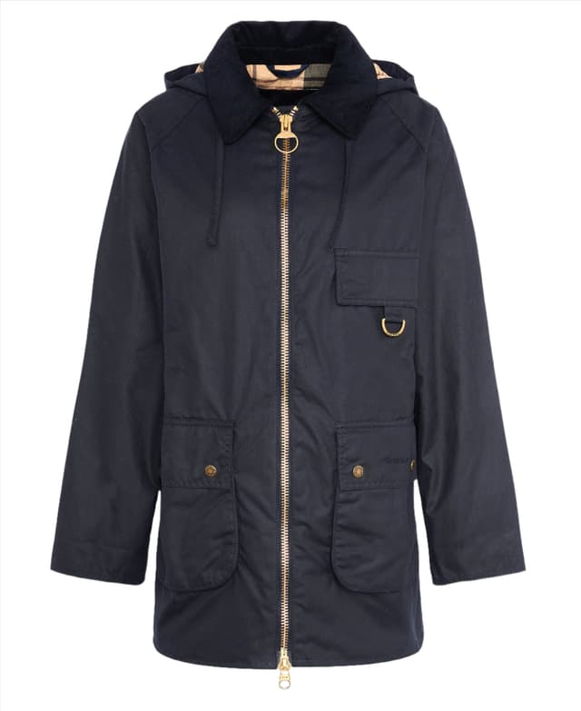 Barbour Women's Highclere Wax Jacket - Navy Product Image