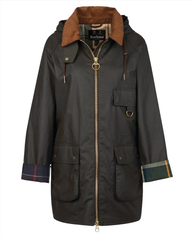 Barbour Women's Highclere Wax Jacket - Olive Product Image