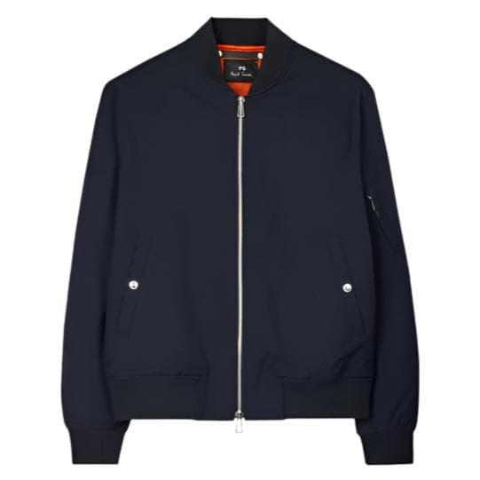 Paul Smith Men's Zip Bomber Jacket - Navy Product Image