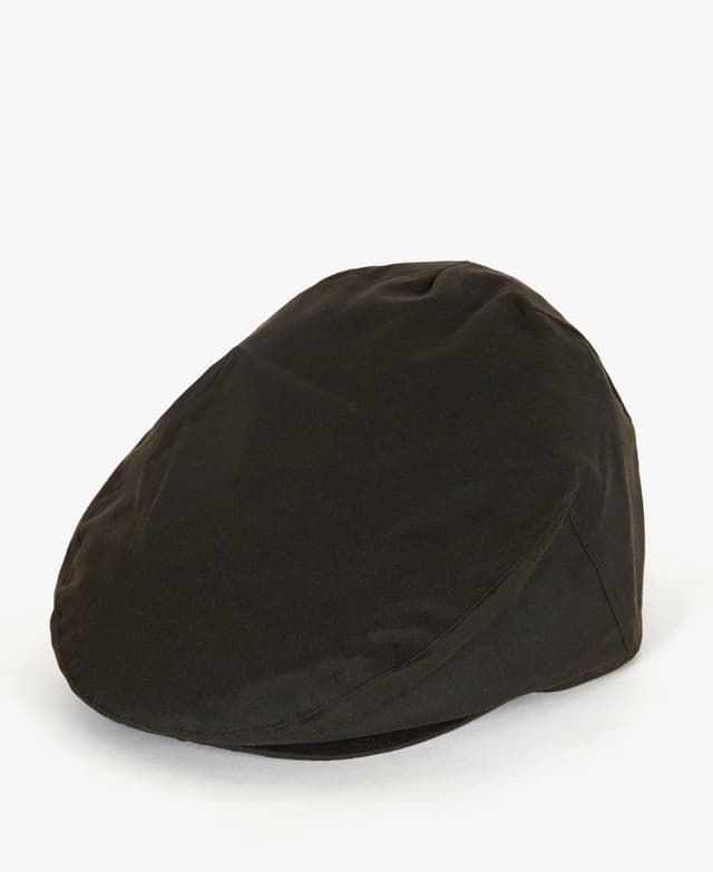 Barbour Wax Flat Cap - Olive Product Image