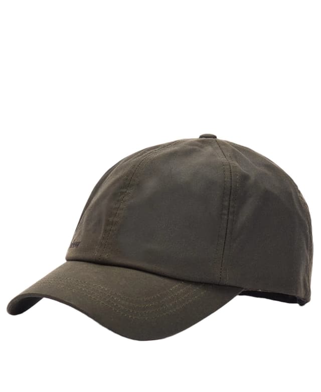 Barbour Wax Sports Cap - Olive Product Image