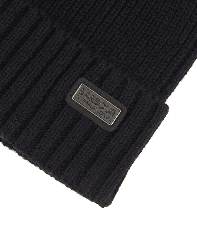 Barbour International Chester Beanie - Black Product Image