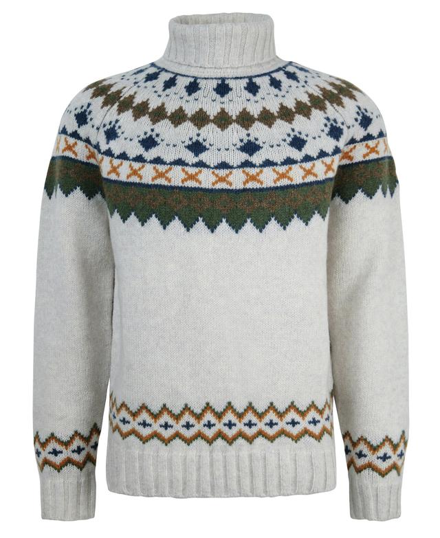 Barbour Roose Roll-Neck Jumper - Whisper White Product Image