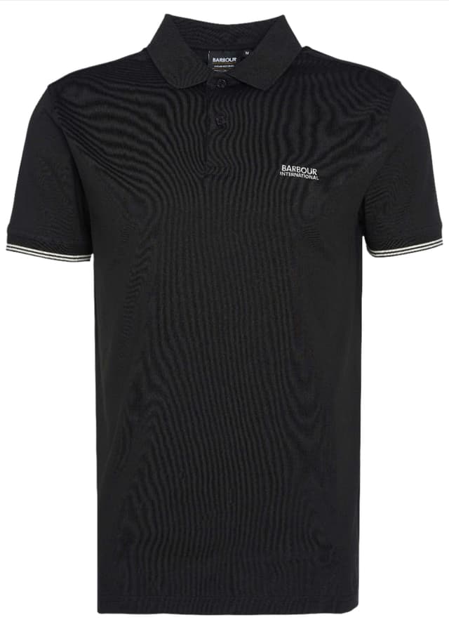 Barbour International Men's Philip Polo - Black Product Image