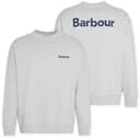 Barbour Brushed Nicholas Oversized Crew Neck Jumper - Grey Marl Colour thumbnail