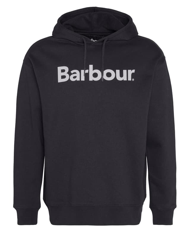 Barbour Brushed Nicholas Oversized Hoodie - Black Product Image