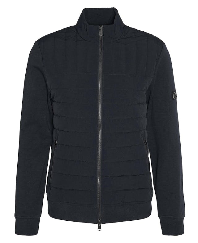 Barbour International Counter Quilted Sweatshirt - Black Product Image