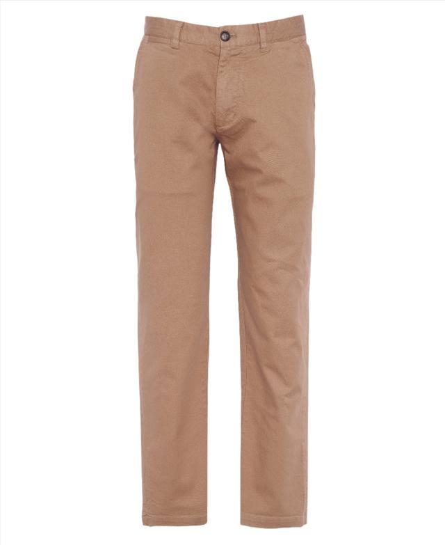 Barbour Men's Washed Tailored Fit Trousers - Stone Product Image