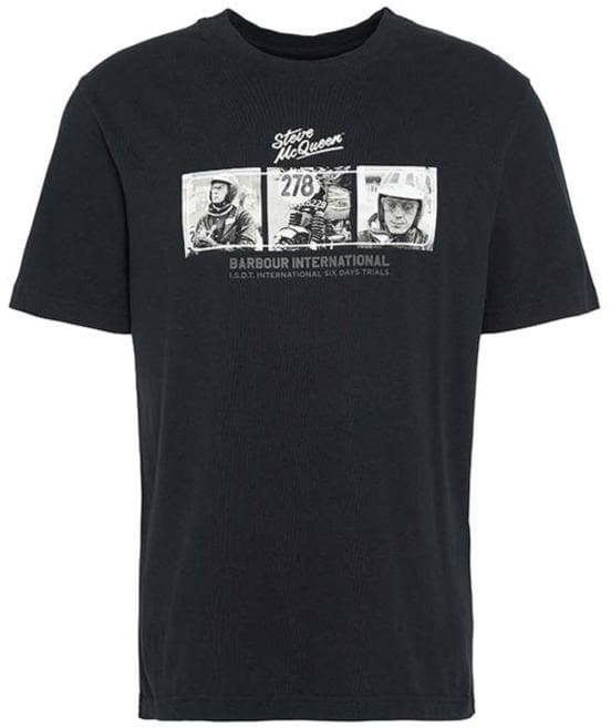 Barbour International Men's Firebird Graphic T-Shirt - Black Product Image