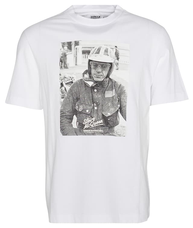 Barbour International Men's Keystone Graphic T-Shirt - Whisper White Product Image