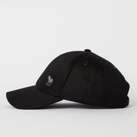 Paul Smith Men's Cotton Zebra Logo Baseball Cap - Black Colour thumbnail