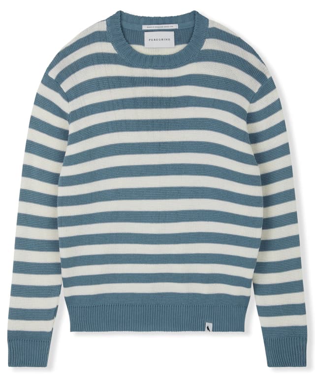 Peregrine Men's Richmond Sweater - Lovat/White Product Image