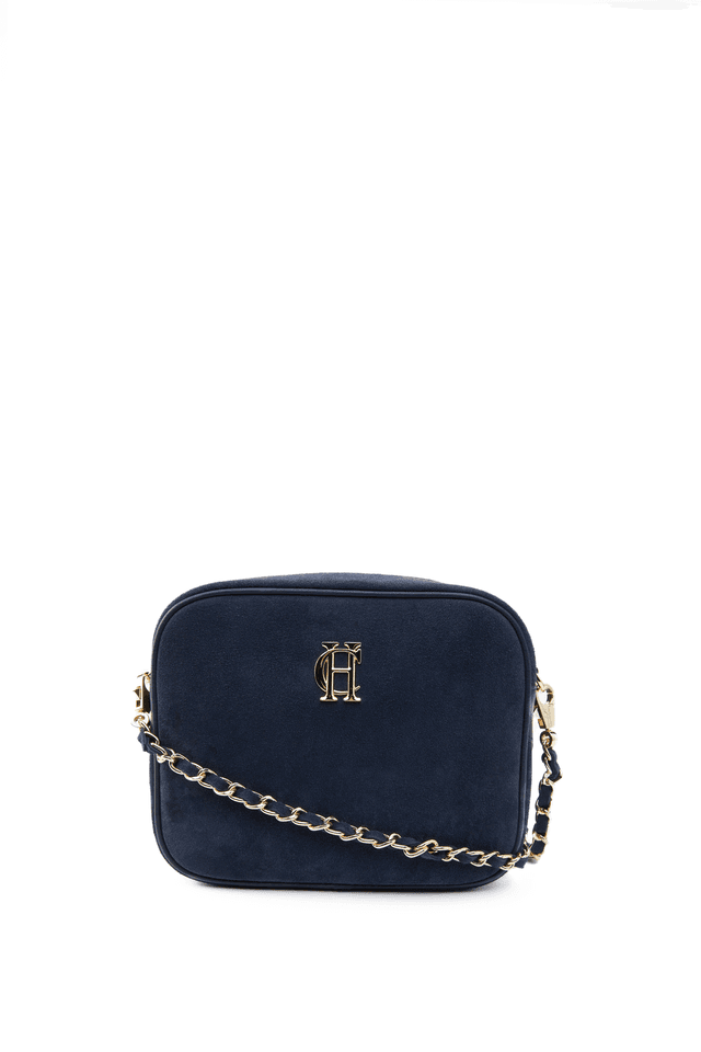 Holland Cooper Women's Soho Camera Bag - Ink Navy Suede Product Image