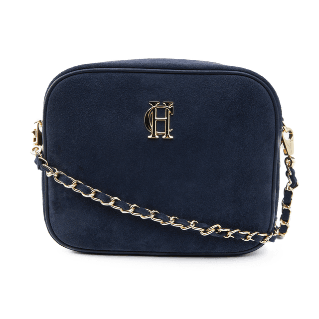 Holland Cooper Women's Soho Camera Bag - Ink Navy Suede Product Image