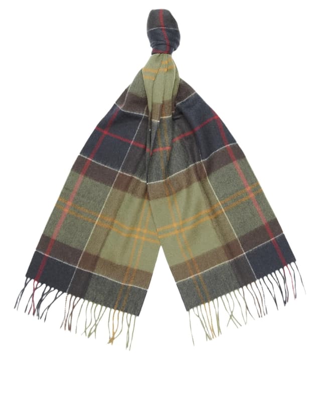 Barbour Cashmere Tartan Scarf - Classic Tartan Product Image