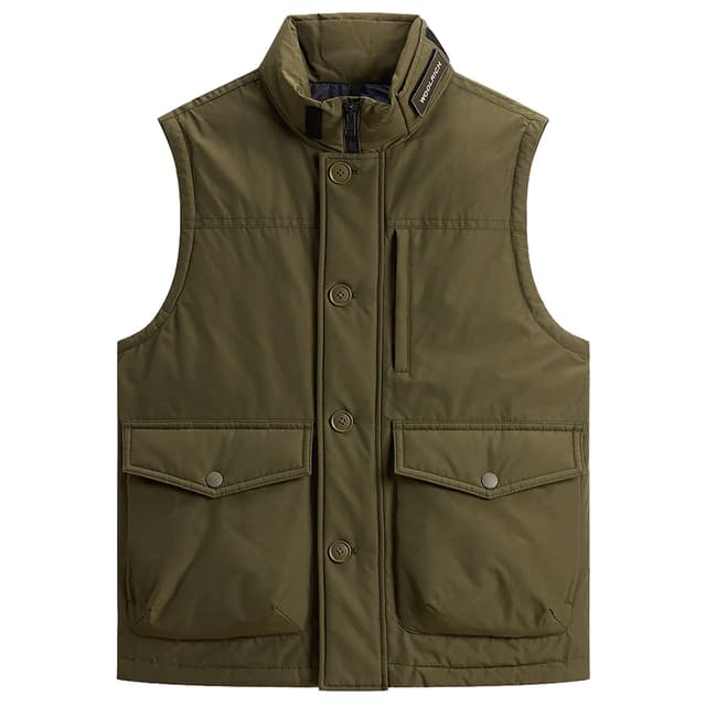 Woolrich Men's Padded Ramar Cloth Vest - Greenstone Product Image