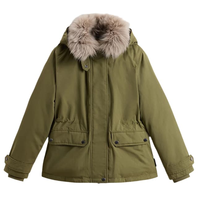 Woolrich Women's Short Arctic Parka - Greenstone Product Image