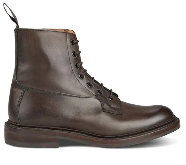 Tricker's Men's Burford Country Boot with Dainite Sole - Espresso Burnished Product Image