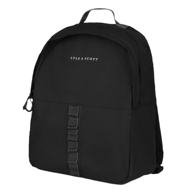 Lyle & Scott Ripstop Rucksack Backpack - Black Product Image